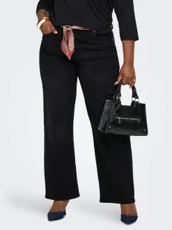 CARWILLY Taille haute Wide Leg Fit Jeans