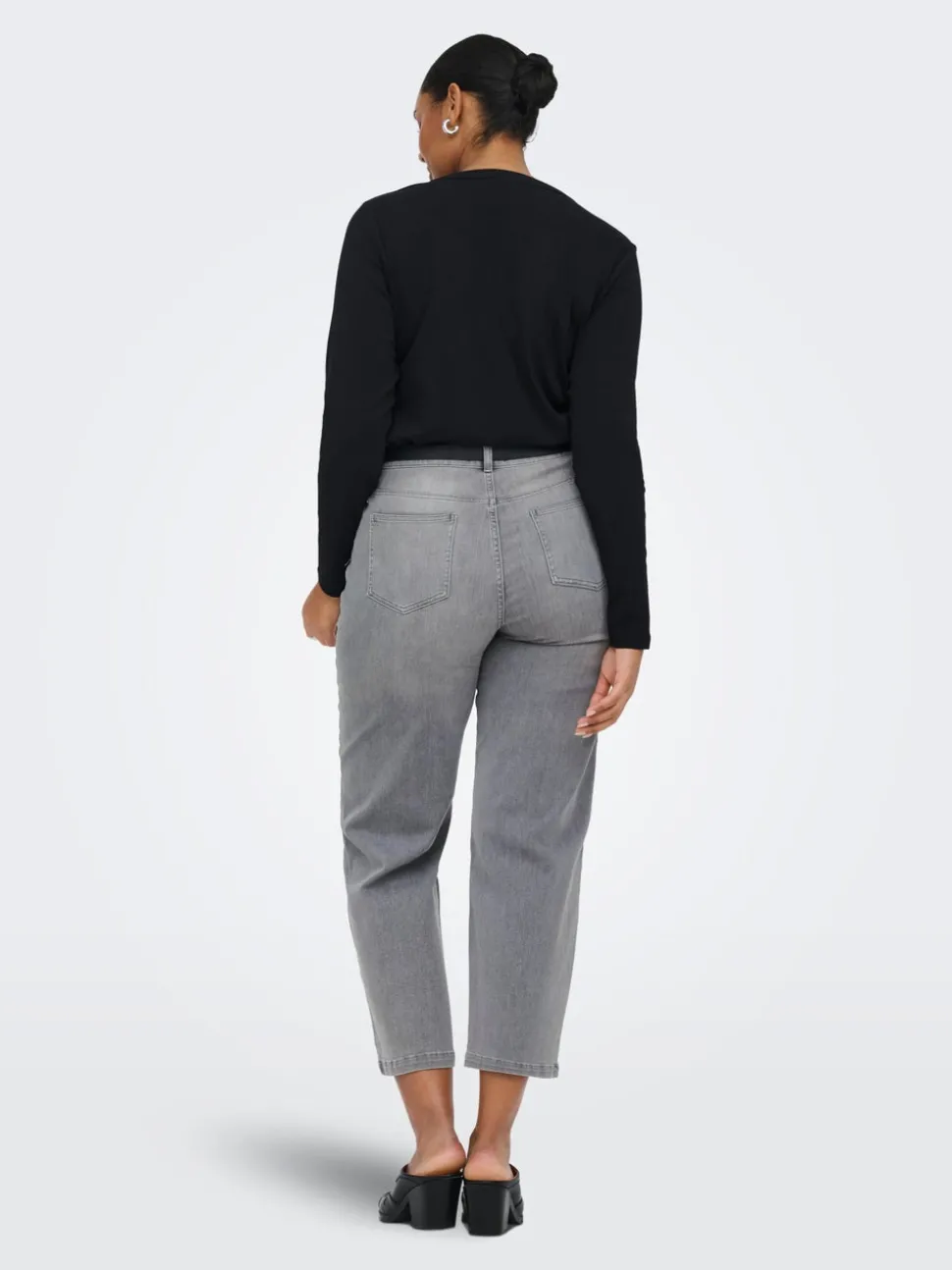 CARWILLY Taille haute Wide Leg Fit Jeans
