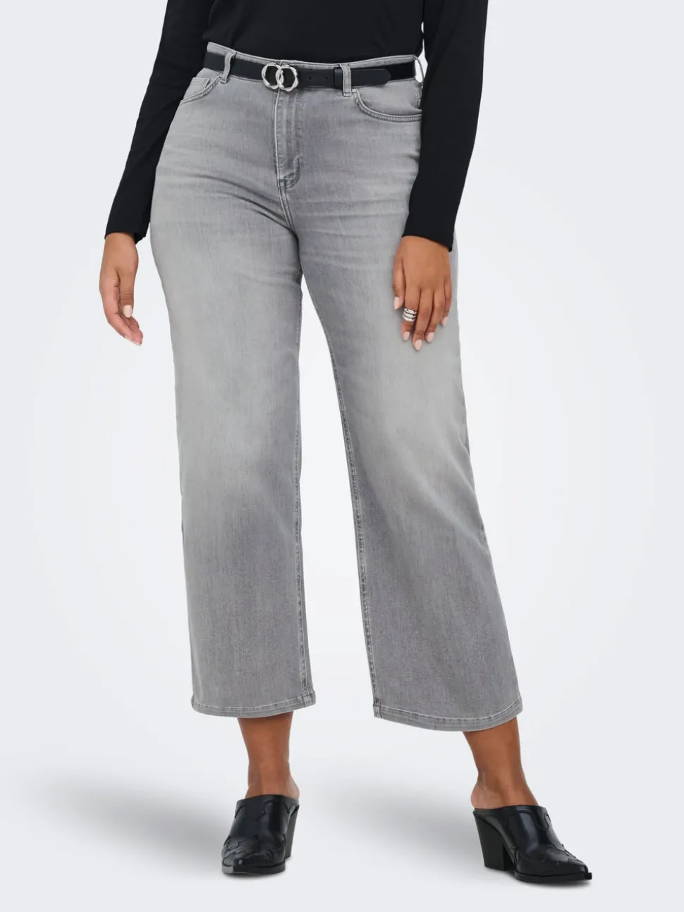 CARWILLY Taille haute Wide Leg Fit Jeans