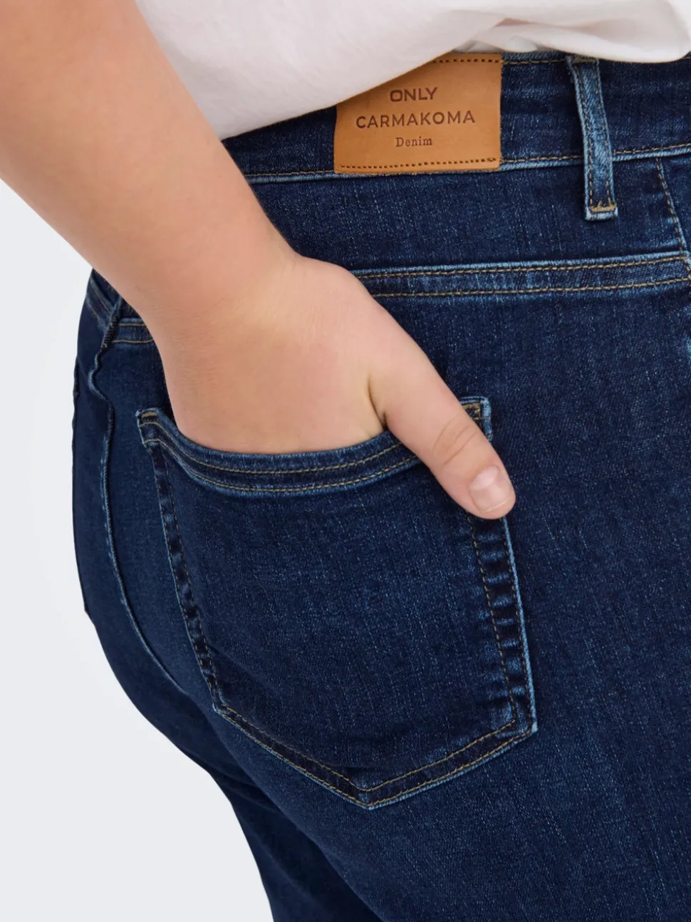 CARWILLY Taille haute Wide Leg Fit Jeans