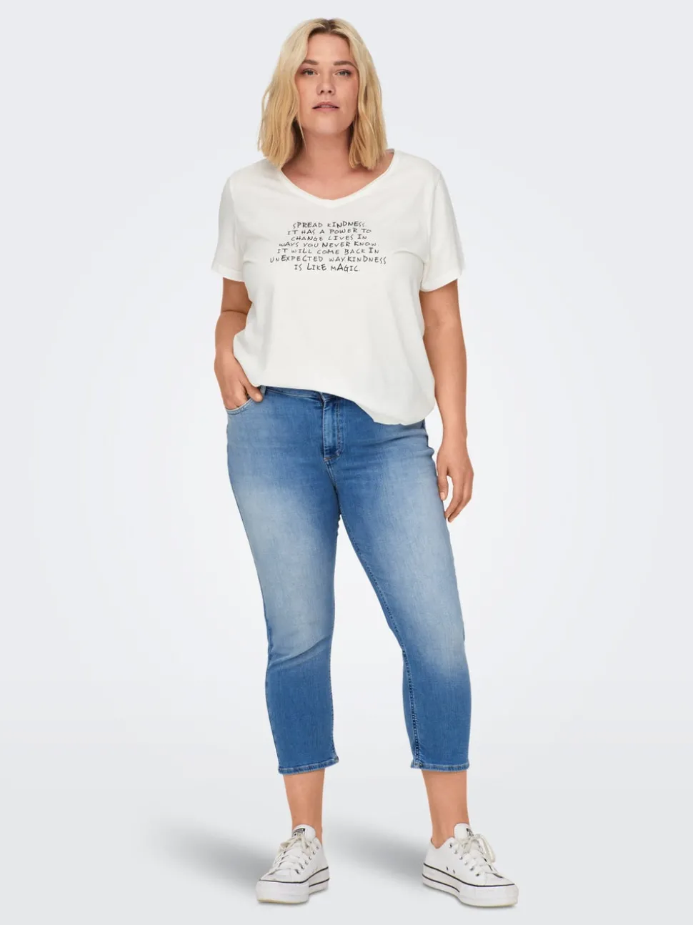 CARWILLY Taille moyenne capri Skinny Fit Jeans