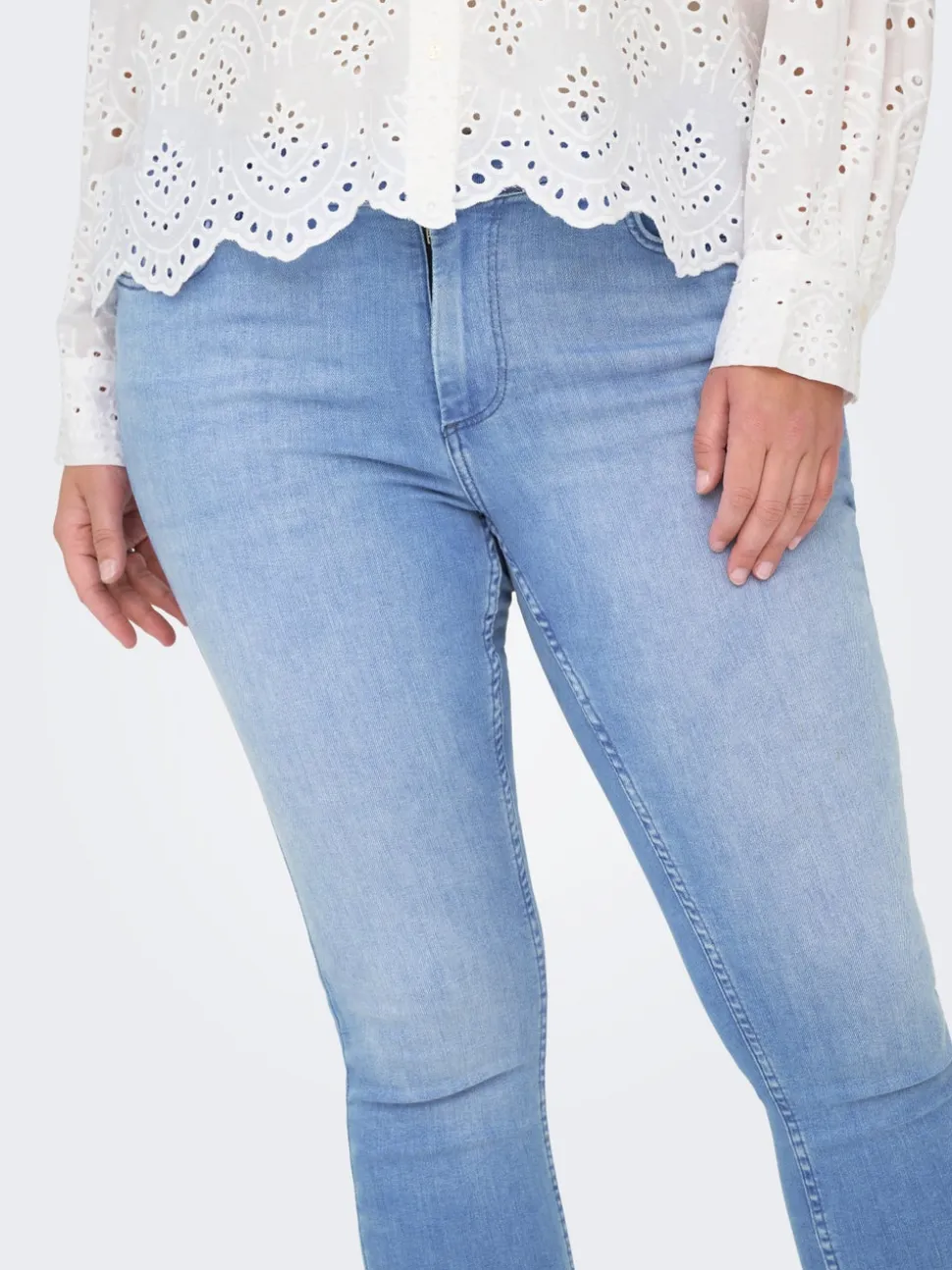 CARWILLY Taille moyenne Skinny Fit Longueur cheville Jeans
