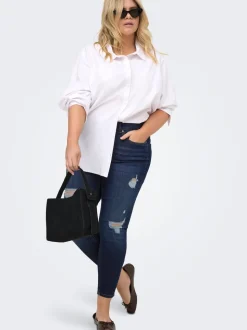 CARWILLY Taille moyenne Skinny Fit Longueur cheville Jeans