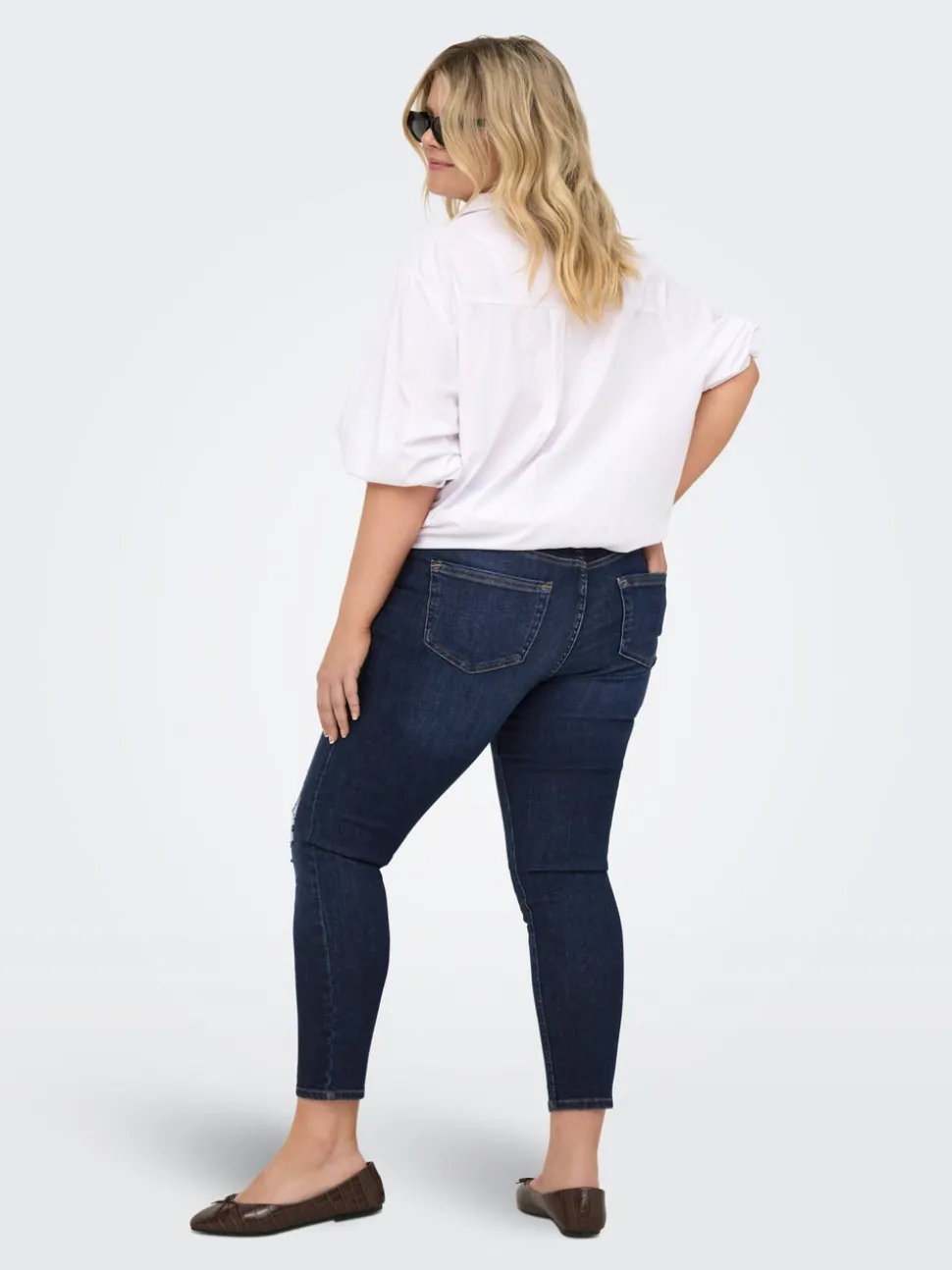 CARWILLY Taille moyenne Skinny Fit Longueur cheville Jeans