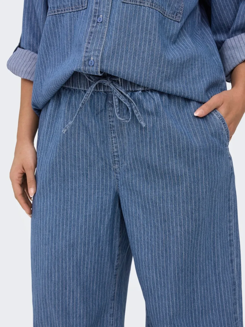 CARYASMIN Wide Leg Fit Pantalon à jambe large