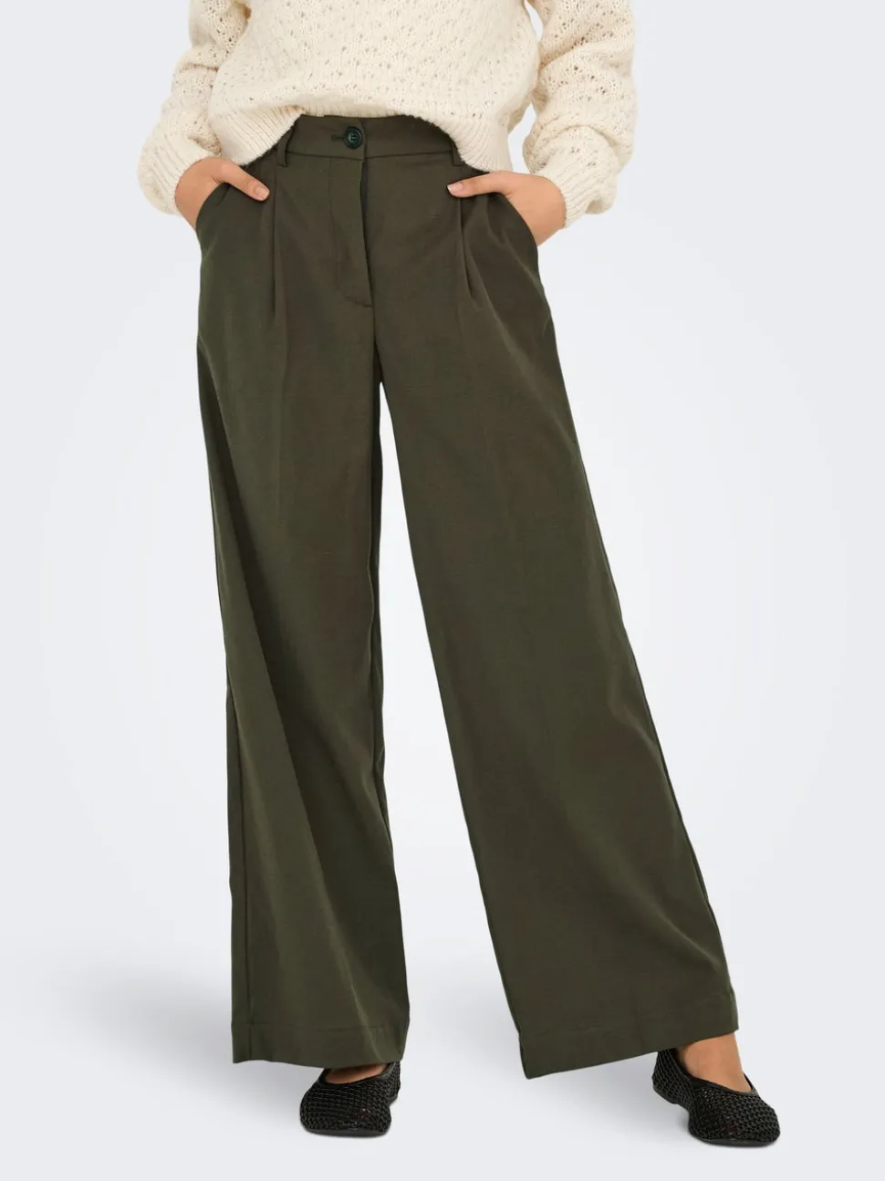 JDYASHER Wide Leg Fit Pantalon