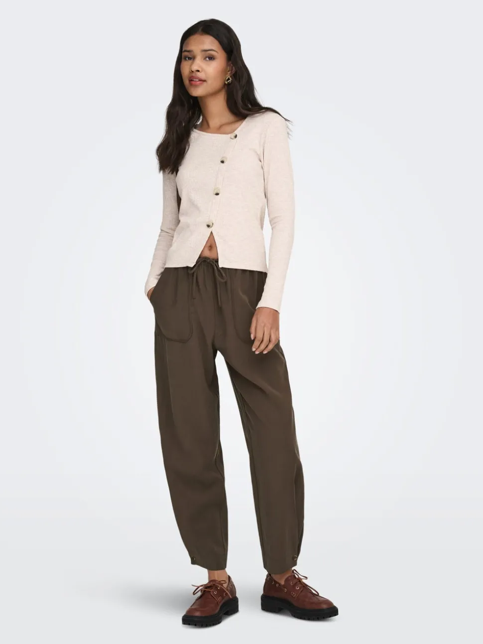JDYASTA Loose Fit Pantalon à jambe large