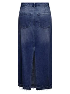 JDYBELLA Jean Jupe en denim Jupe longue