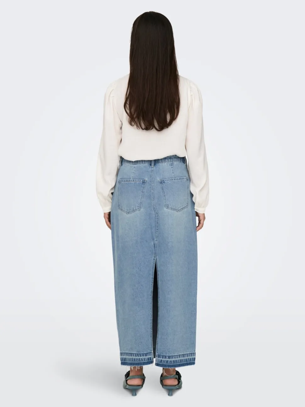 JDYBELLA Jean Jupe en denim Jupe longue