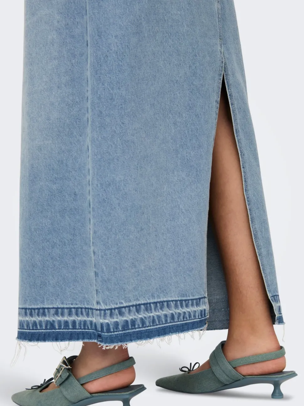 JDYBELLA Jean Jupe en denim Jupe longue
