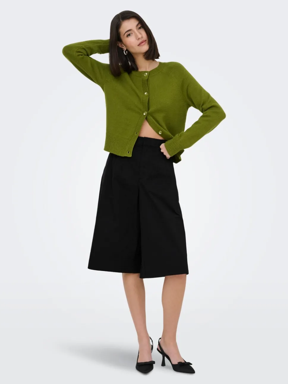 JDYBIANCA Taille haute Regular Fit Bermuda