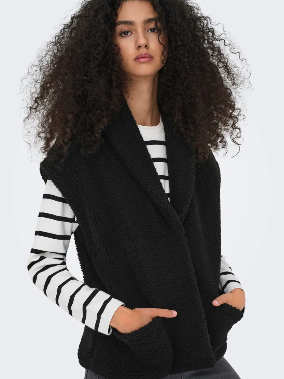 JDYBIRDY Gilet en peluche