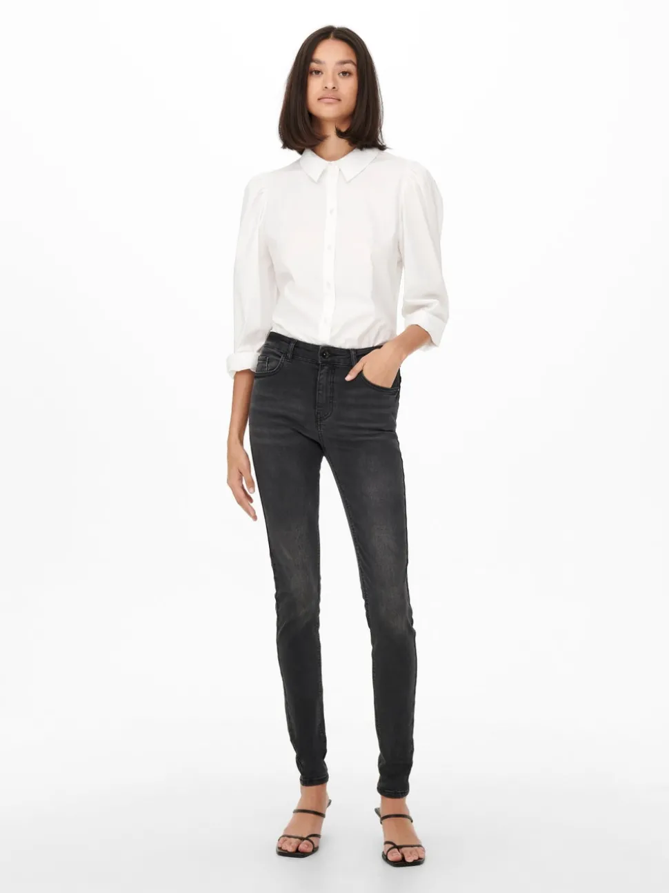 JDYBLUME Taille moyenne Skinny Fit Jeans