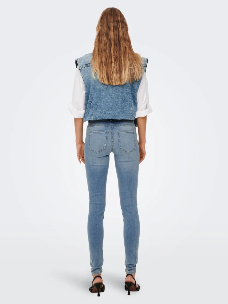 JDYBLUME Taille moyenne Skinny Fit Jeans