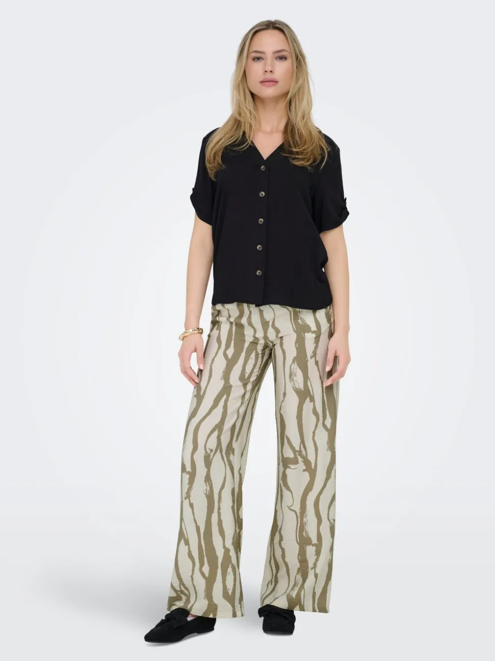 JDYCAMILLE Wide Leg Fit Pantalon à jambe large