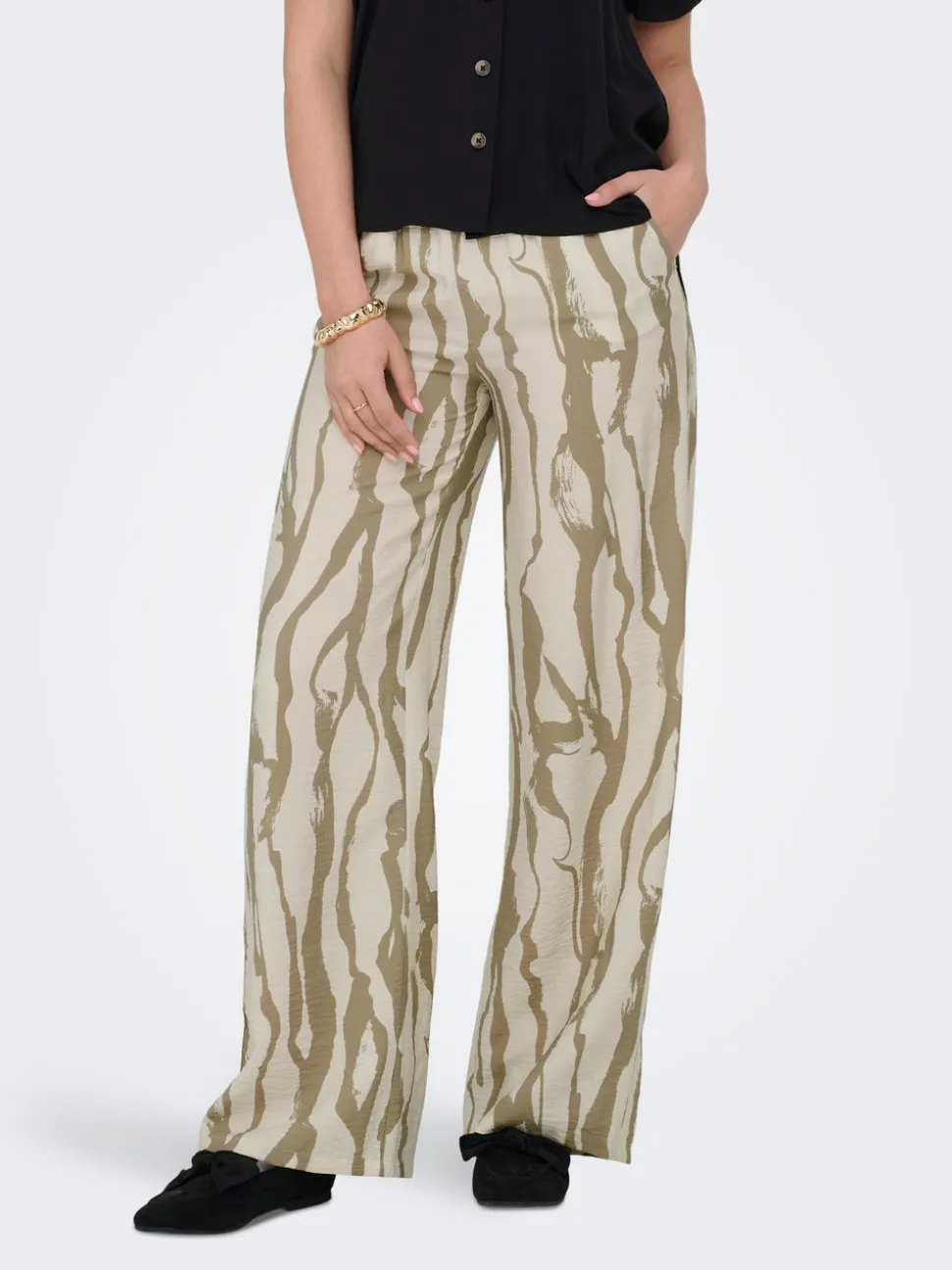 JDYCAMILLE Wide Leg Fit Pantalon à jambe large