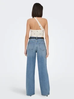JDYCARINA Taille haute Wide Leg Fit Jeans