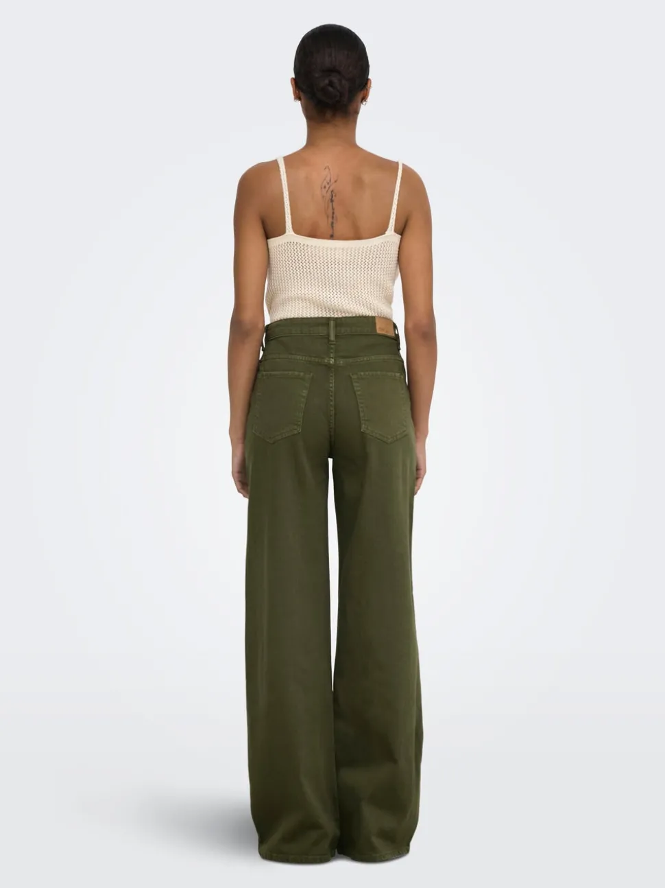 JDYCARINA Taille haute Wide Leg Fit Jeans