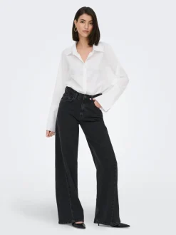 JDYCARINA Taille haute Wide Leg Fit Jeans