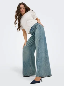 JDYCARINA Taille haute Wide Leg Fit Jeans
