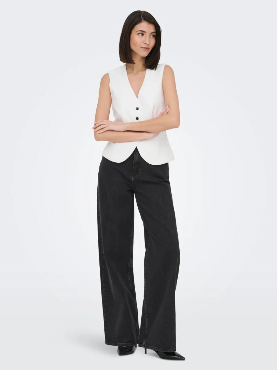 JDYCARINA Wide Leg Fit Jeans