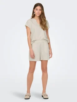 JDYCAYA Taille haute Regular Fit Lin Short