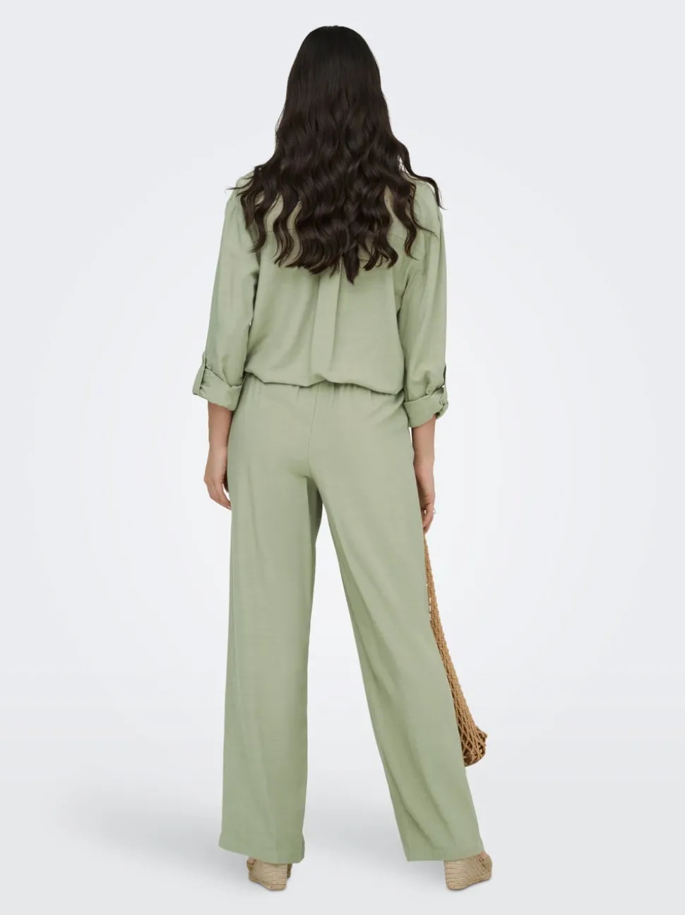JDYCAYA Wide Leg Fit Lin Pantalon