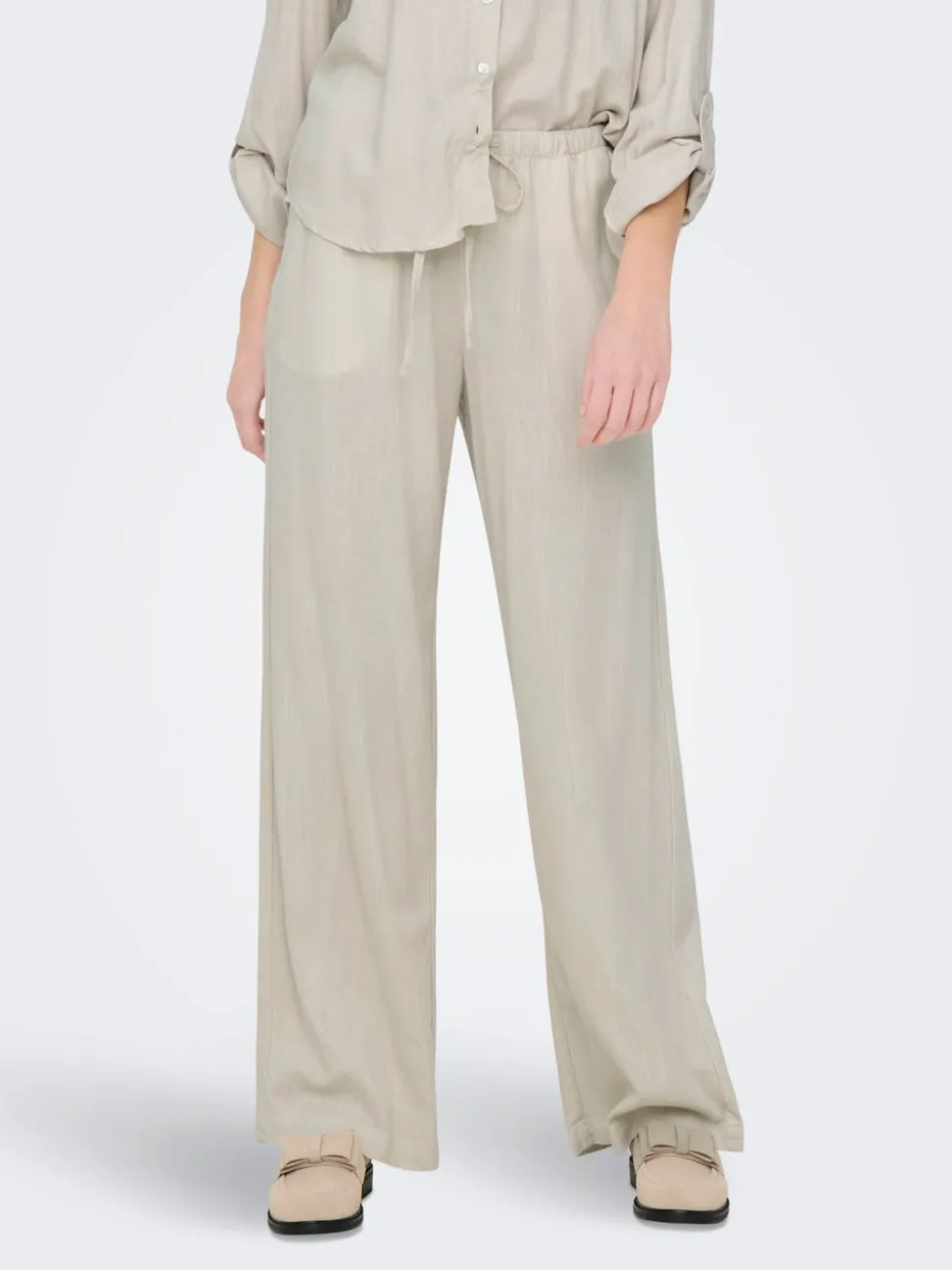 JDYCAYA Wide Leg Fit Lin Pantalon