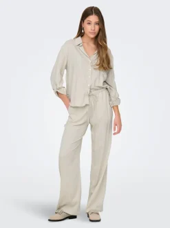 JDYCAYA Wide Leg Fit Lin Pantalon