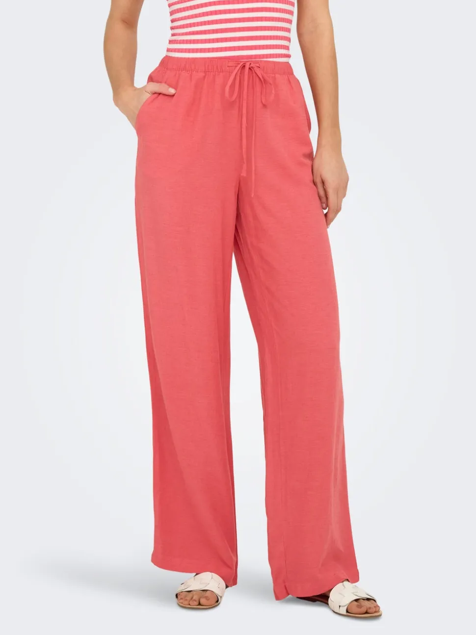 JDYCAYA Wide Leg Fit Lin Pantalon