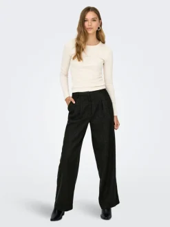 JDYCHARLY Wide Leg Fit Pantalon à jambe large