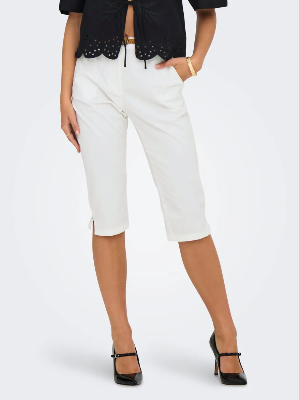 JDYCHICAGO Regular Fit capri Pantalon