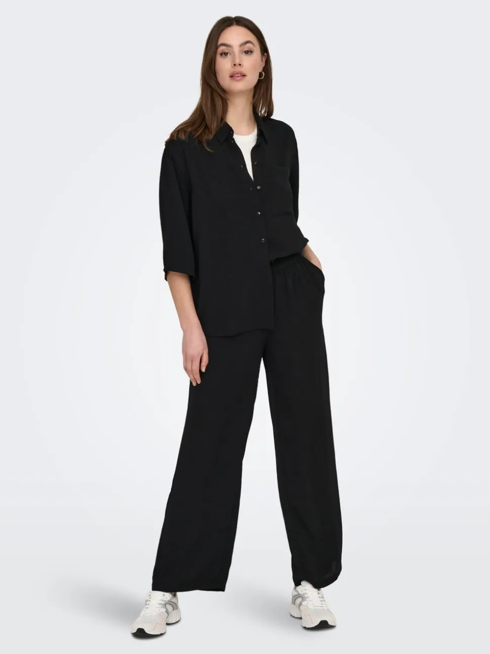 JDYDIVYA Regular Fit Pantalon à jambe large