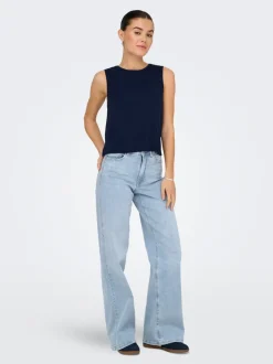 JDYFELINA-FINA Taille haute Wide Leg Fit Jeans