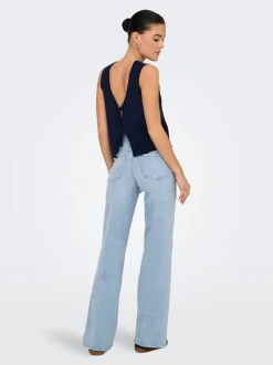 JDYFELINA-FINA Taille haute Wide Leg Fit Jeans