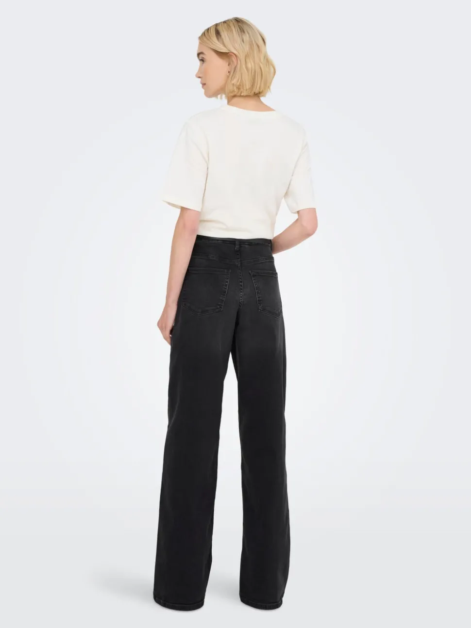 JDYFELINA-FINA Taille haute Wide Leg Fit Jeans