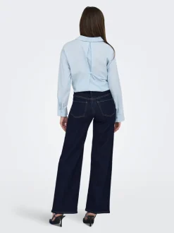 JDYFELINA-FINA Taille haute Wide Leg Fit Jeans