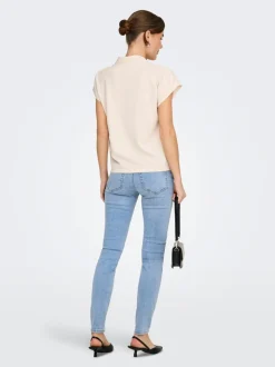 JDYFINA Taille moyenne Skinny Fit Jeans