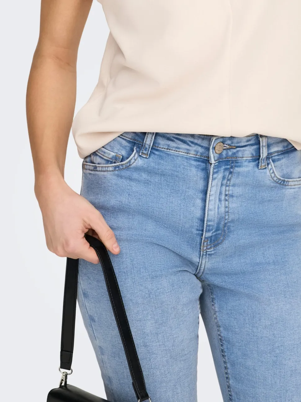 JDYFINA Taille moyenne Skinny Fit Jeans