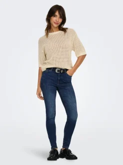 JDYFINA Taille moyenne Skinny Fit Longueur cheville Jeans