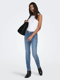 JDYFINA Taille moyenne Skinny Fit Jeans