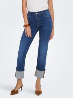 JDYFINA Taille moyenne Straight Fit Jeans