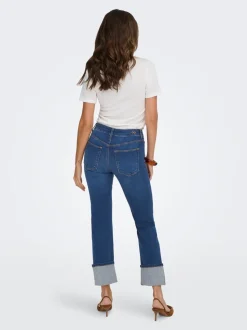 JDYFINA Taille moyenne Straight Fit Jeans