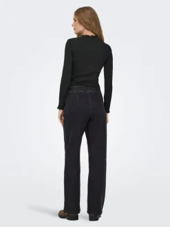 JDYGEGGO Taille haute Wide Leg Fit Jeans