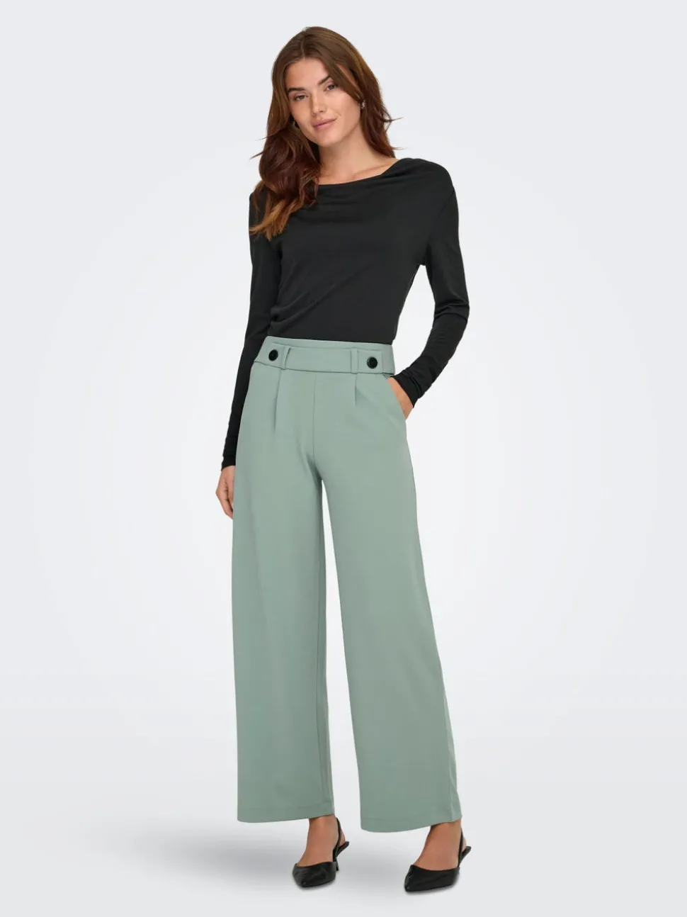 JDYGEGGO Wide Leg Fit Pantalon à jambe large