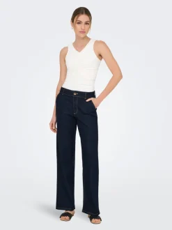 JDYGEGS Taille haute Wide Leg Fit Jeans