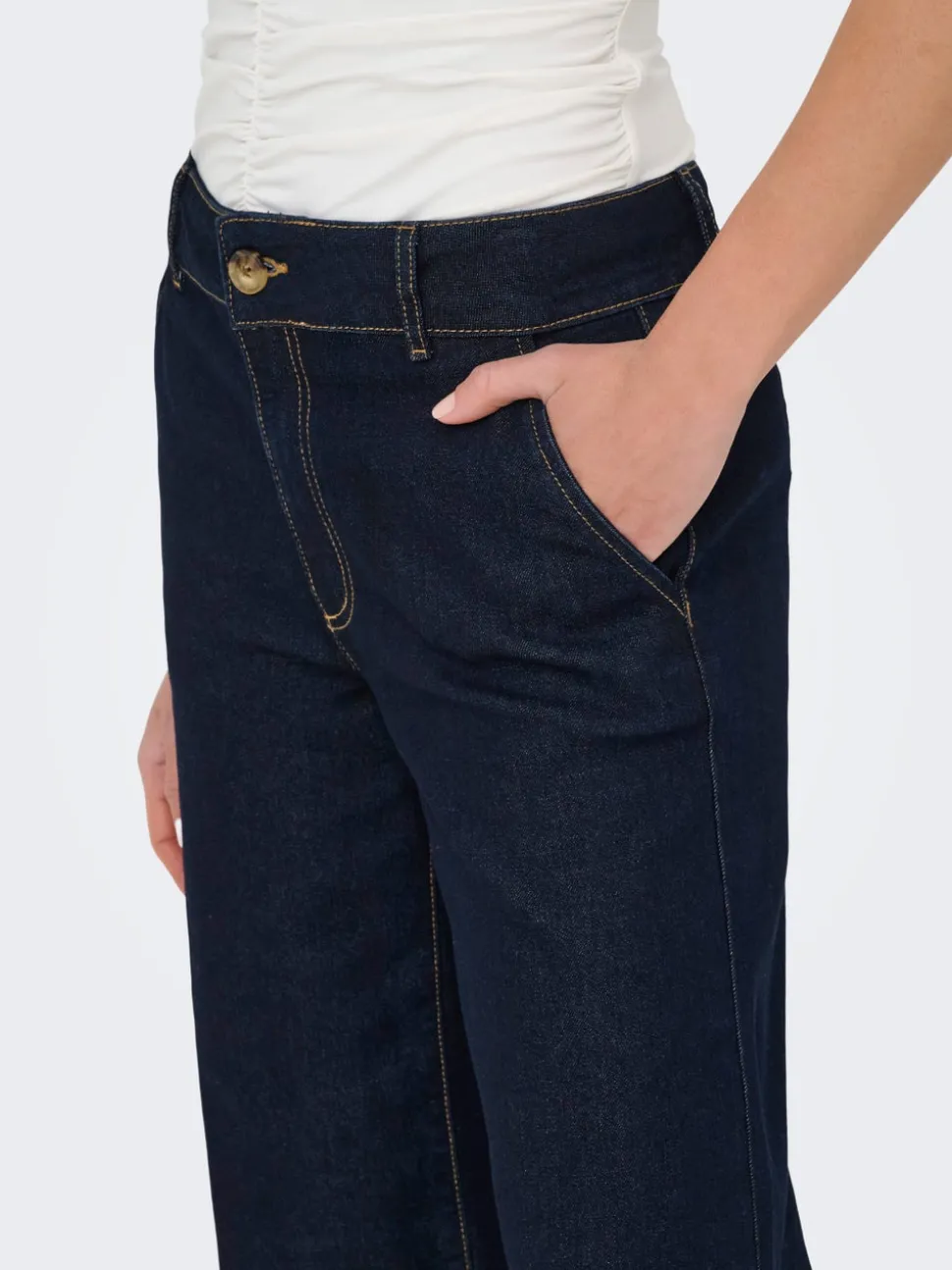 JDYGEGS Taille haute Wide Leg Fit Jeans