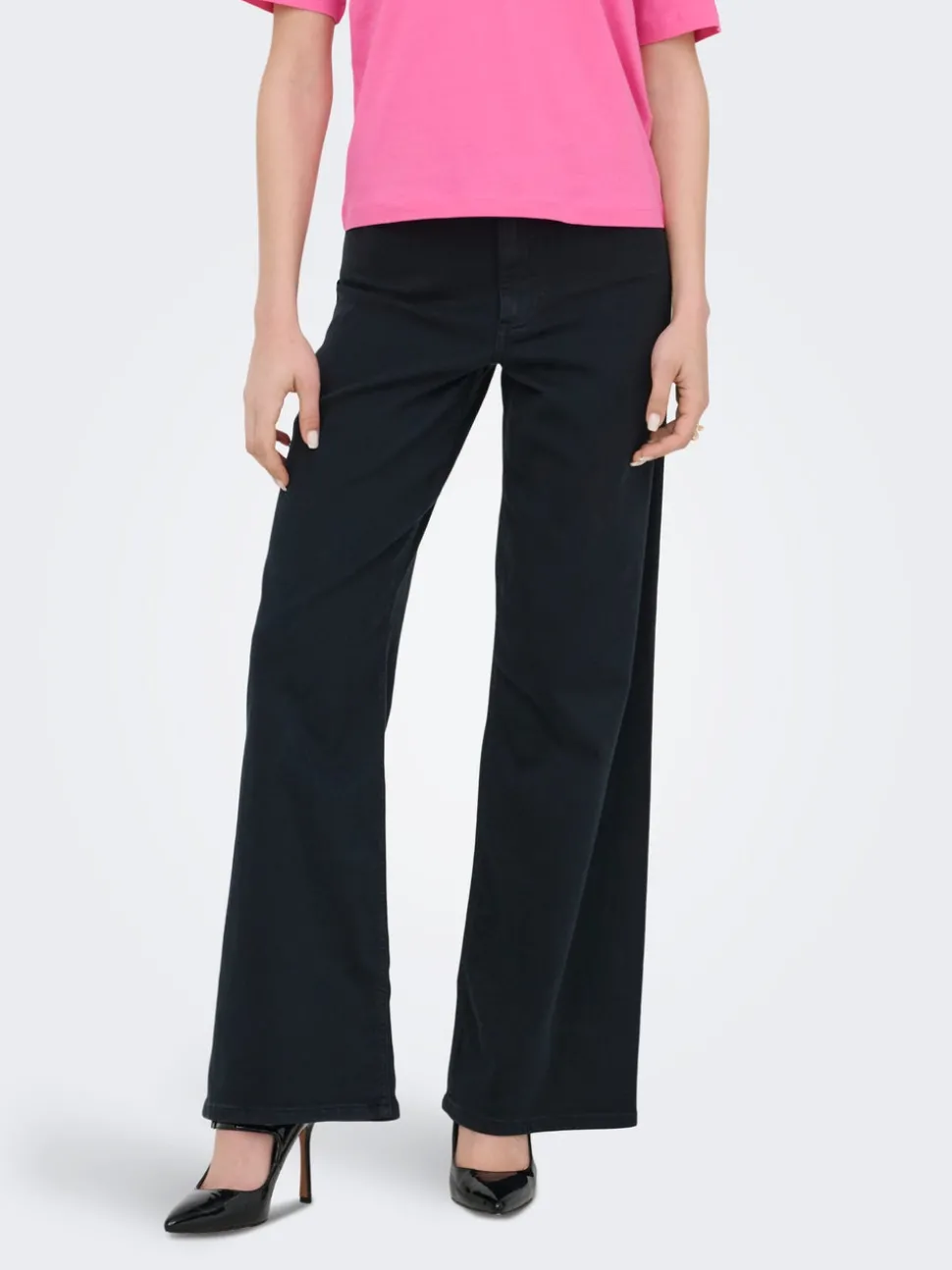 JDYIRIS Regular Fit Pantalon à jambe large