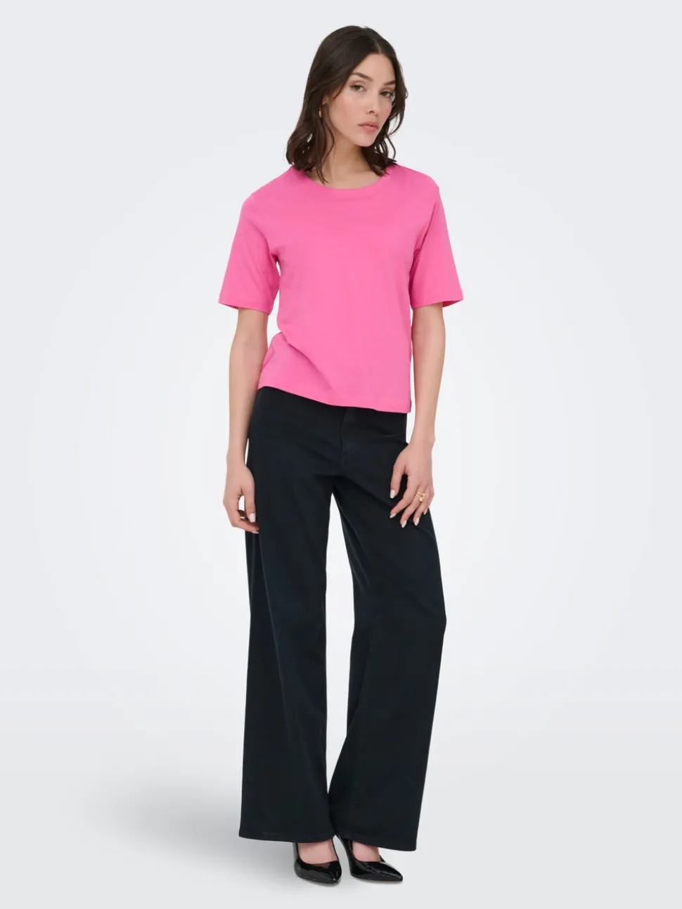 JDYIRIS Regular Fit Pantalon à jambe large