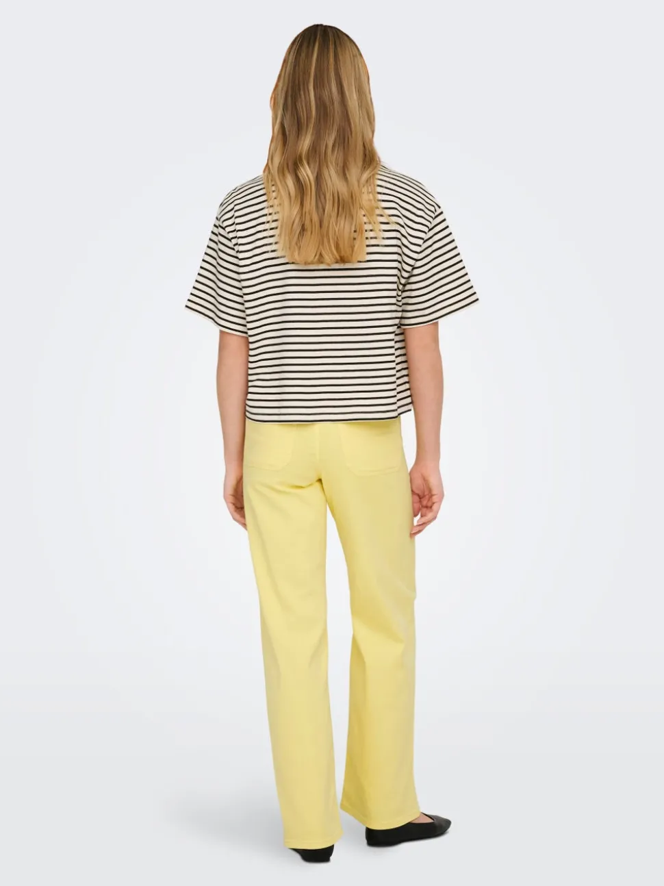 JDYIRIS Regular Fit Pantalon à jambe large